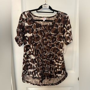 LuLaRoe small Morgan brown camo